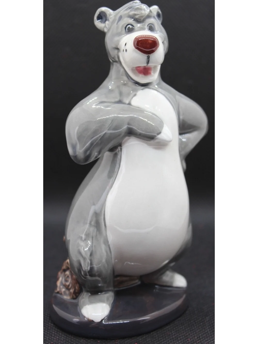 Vintage 1967 Disney Japan The Jungle Book Baloo The Bear Porcelain Figurine 5